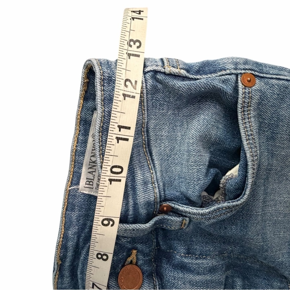 Blank NYC The Hoyt Flare Split Hem High Waist Jeans Sz 25 - Picture 12 of 13